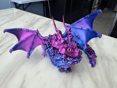 Dragon Display Base | Rock & Ocean Styles Holder | 3D Printed Stand | Fits Cherry Blossom, Gemstone, Crystal, Winged, Fourth wing Dragons - TimPrintDreams