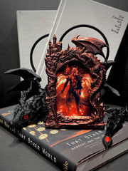 Sylus Dragon Frame | Love and Deepspace Inspired Display | Stand, Wall Mount & Magnet |Great Sword (Fiend Reaper)|3D Printed w/ Lore Prints - TimPrintDreams