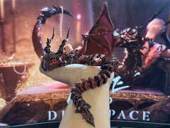 Articulated Winged Dragon – Stunning 3D Printed Flying Dragon Toy with Majestic Horns -Sylus