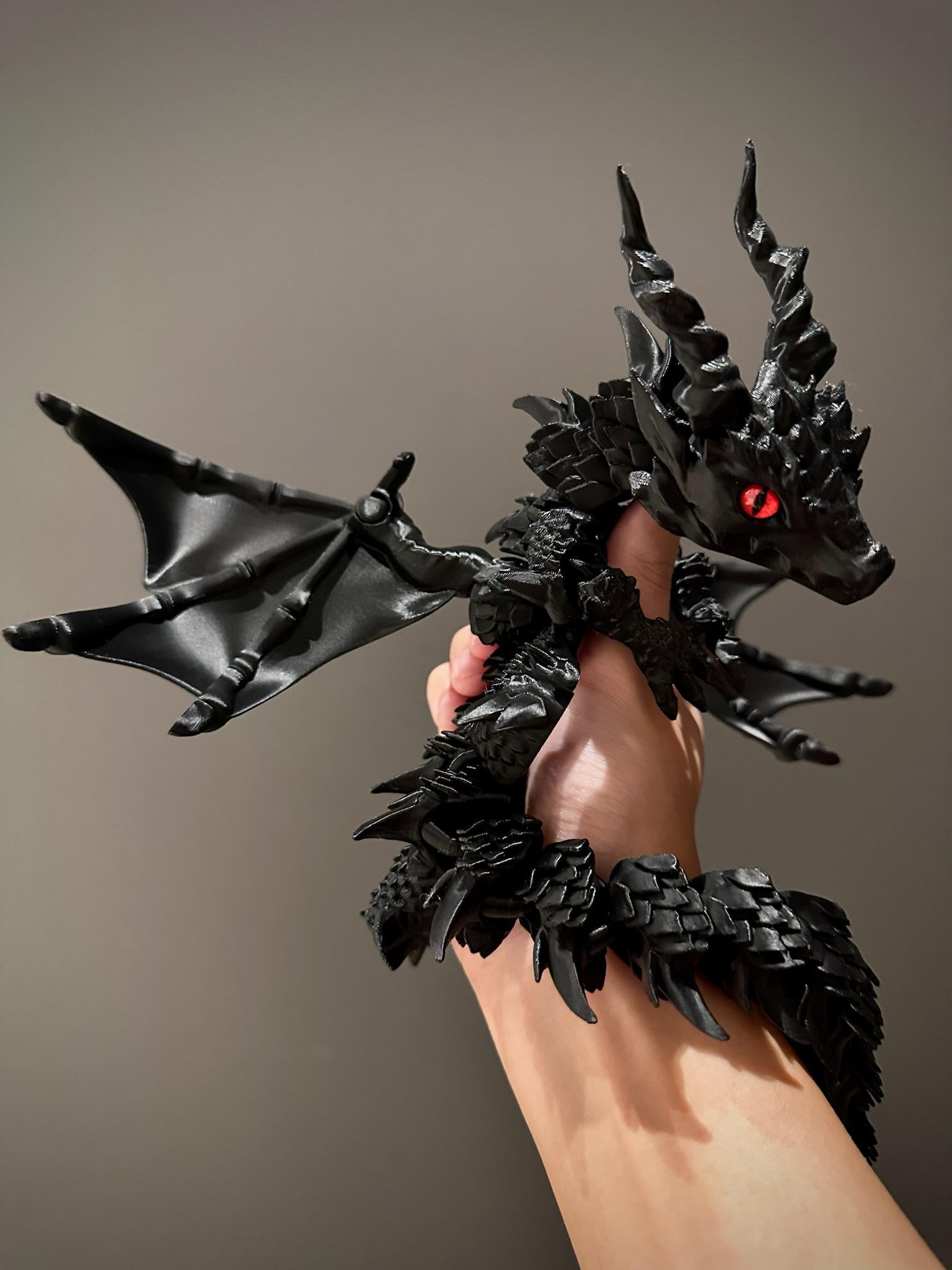 Sylus Frame & Articulated Dragon Set | Love and Deepspace Inspired | Lore Frame Paired with Stunning 3D Printed Flying Dragon Combo