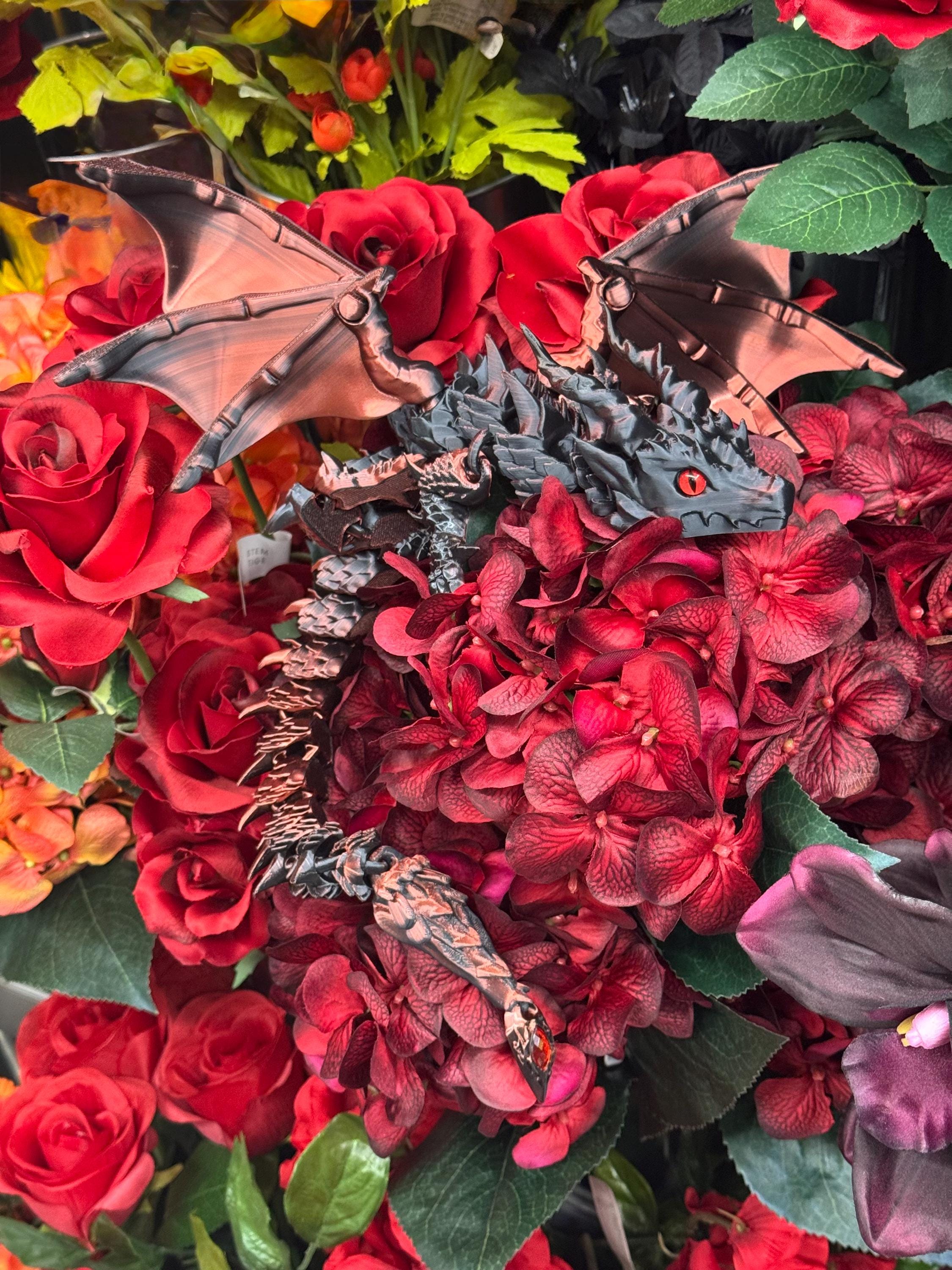 Sylus Frame & Articulated Dragon Set | Love and Deepspace Inspired | Lore Frame Paired with Stunning 3D Printed Flying Dragon Combo
