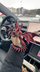 Articulated Winged Dragon – Stunning 3D Printed Flying Dragon Toy with Majestic Horns -Sylus