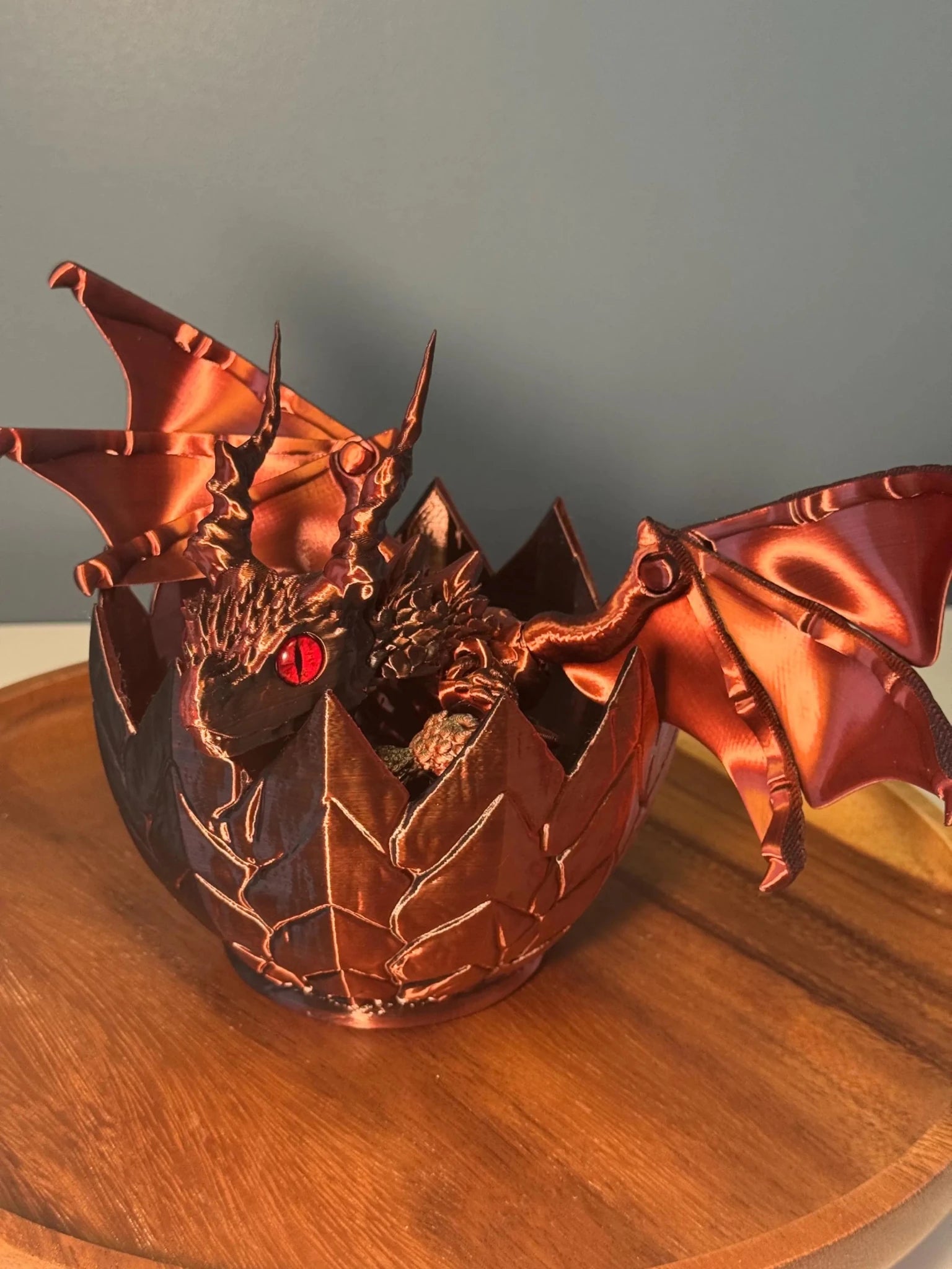 Extra Large Dragon Egg | Easter Gift Decor | Huge Fantasy Egg | Seamless Scale Design | Hidden Storage | 3D Printed | Dragon Lover Gift - TimPrintDreams