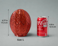 Extra Large Dragon Egg | Easter Gift Decor | Huge Fantasy Egg | Seamless Scale Design | Hidden Storage | 3D Printed | Dragon Lover Gift - TimPrintDreams