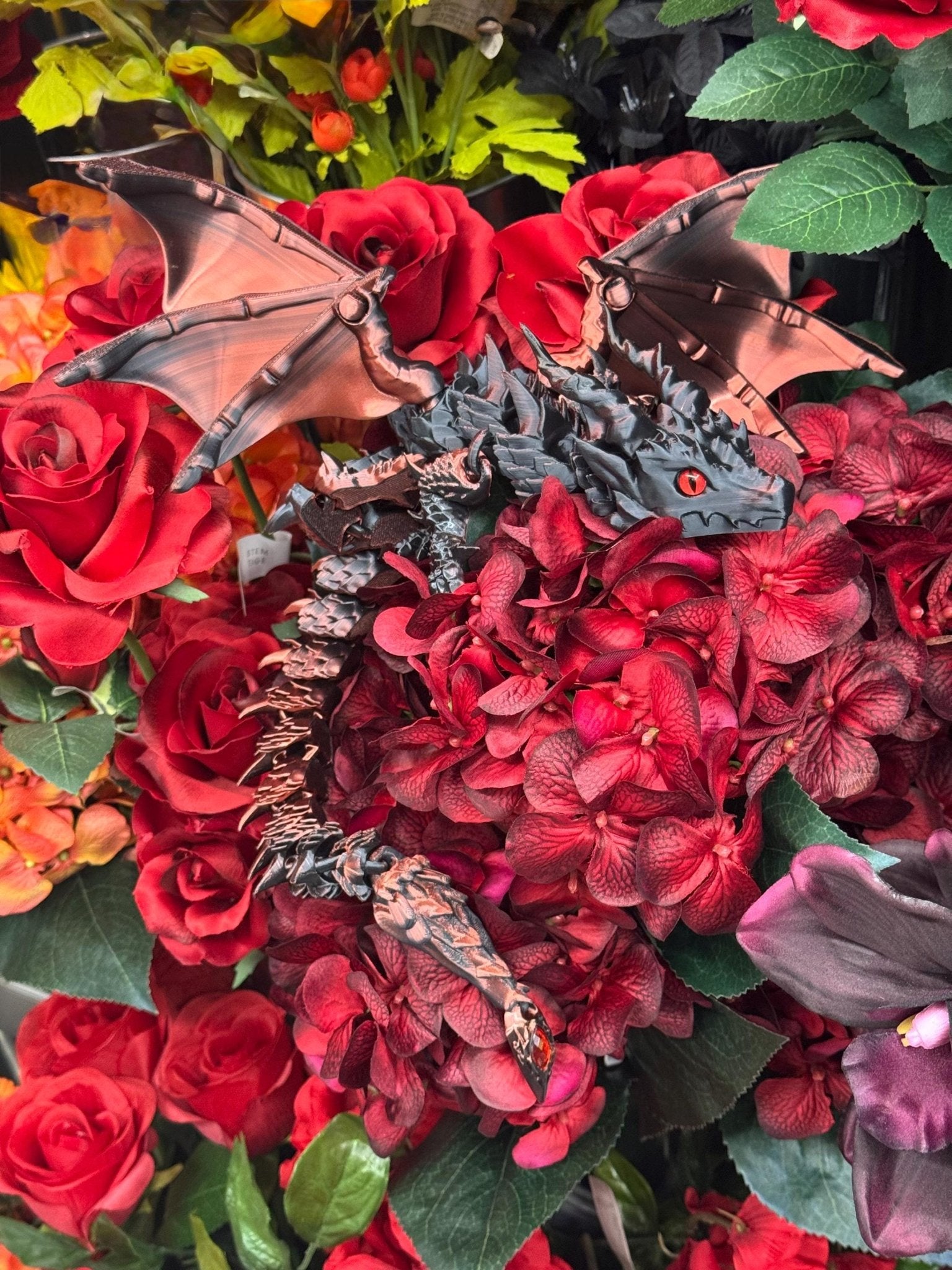 Sylus Frame & Articulated Dragon Set | Love and Deepspace Inspired | Lore Frame Paired with Stunning 3D Printed Flying Dragon Combo - TimPrintDreams